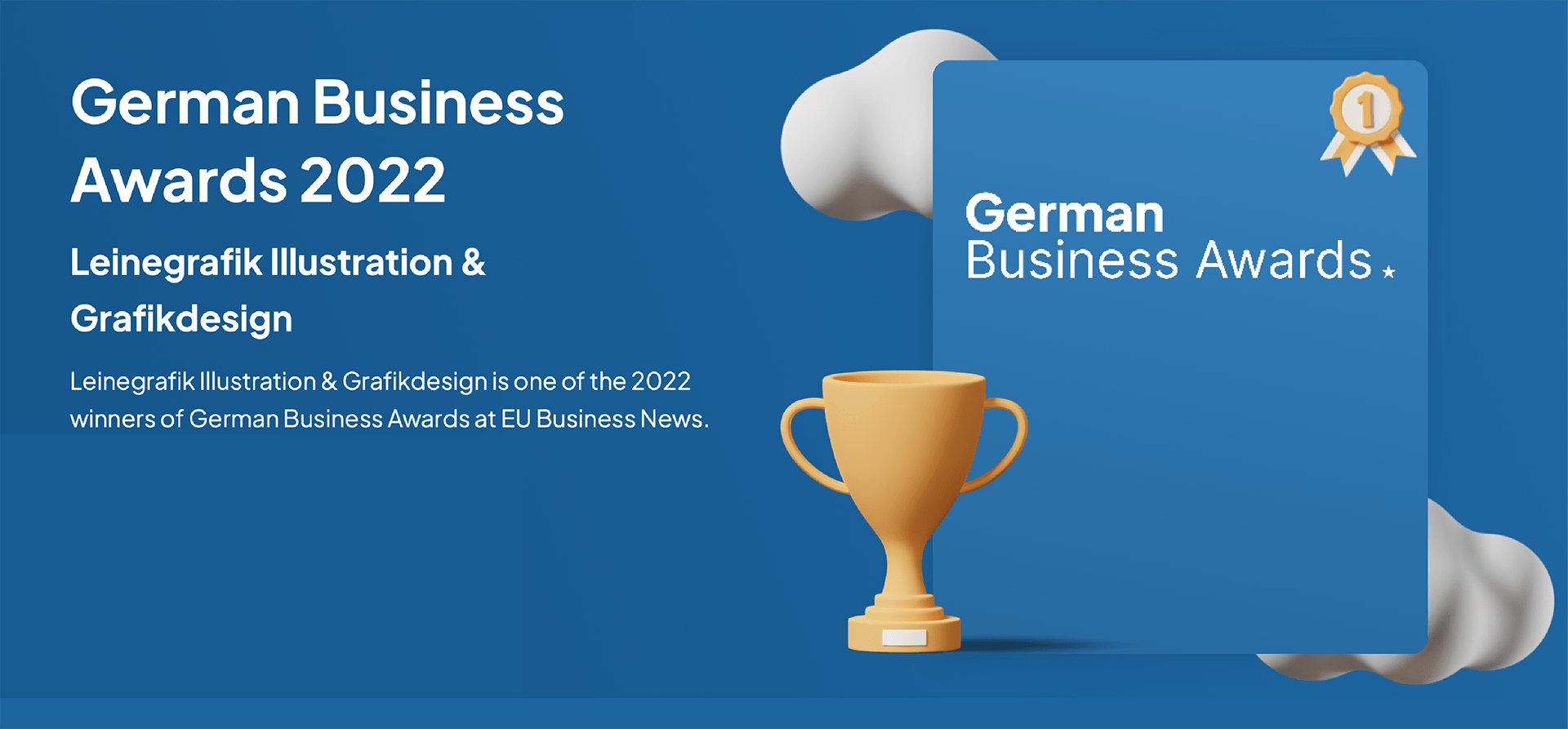 German Business Winner Leinegrafik